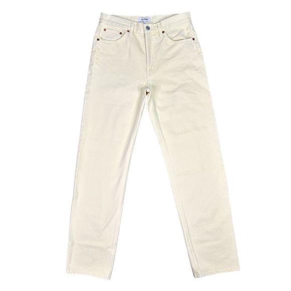 RE/DONE Loose Long Jeans - Size 25 - Maize (Light Yellow / Cream) - Picture 1 of 6